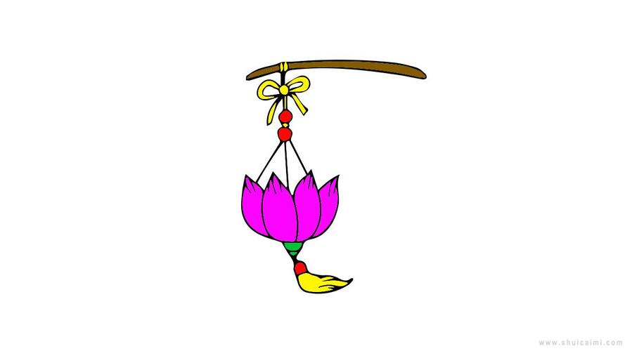 樂(lè)安花燈的簡(jiǎn)筆畫(huà)法