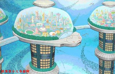 科技天空之城簡(jiǎn)筆畫(huà)