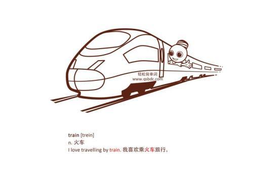 加拿大sky train簡(jiǎn)筆畫