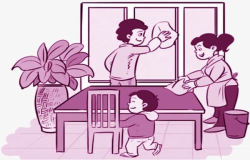 簡(jiǎn)筆畫(huà)打掃我的房間