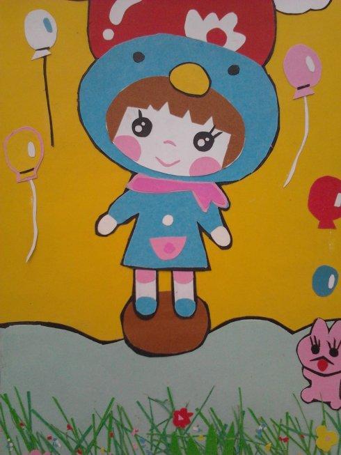 健康卡紙簡(jiǎn)筆畫(huà)