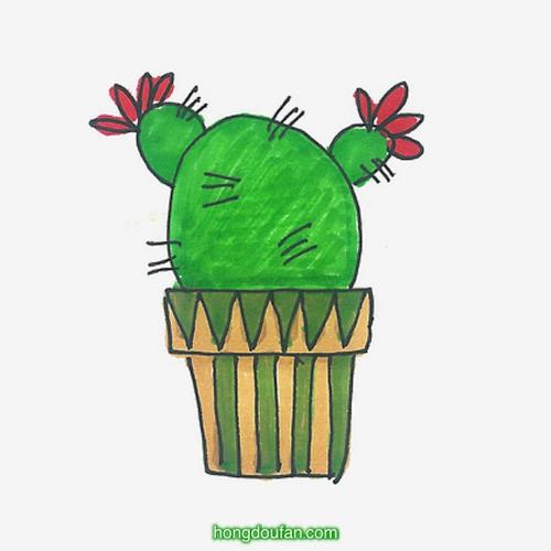 簡(jiǎn)筆畫(huà)卡通植物
