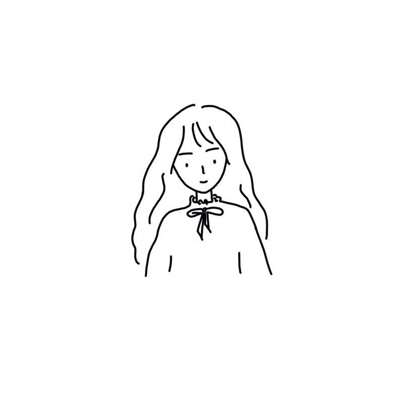 ins風(fēng)頭像簡(jiǎn)筆畫(huà)黑白韓國(guó)