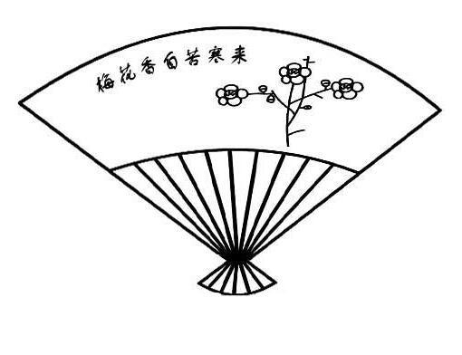兒童扇面簡(jiǎn)筆畫(huà)作品欣賞