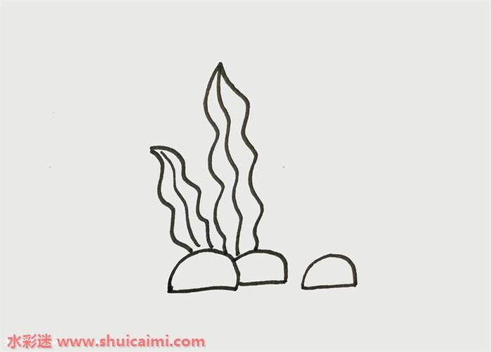 簡(jiǎn)筆畫魚海草